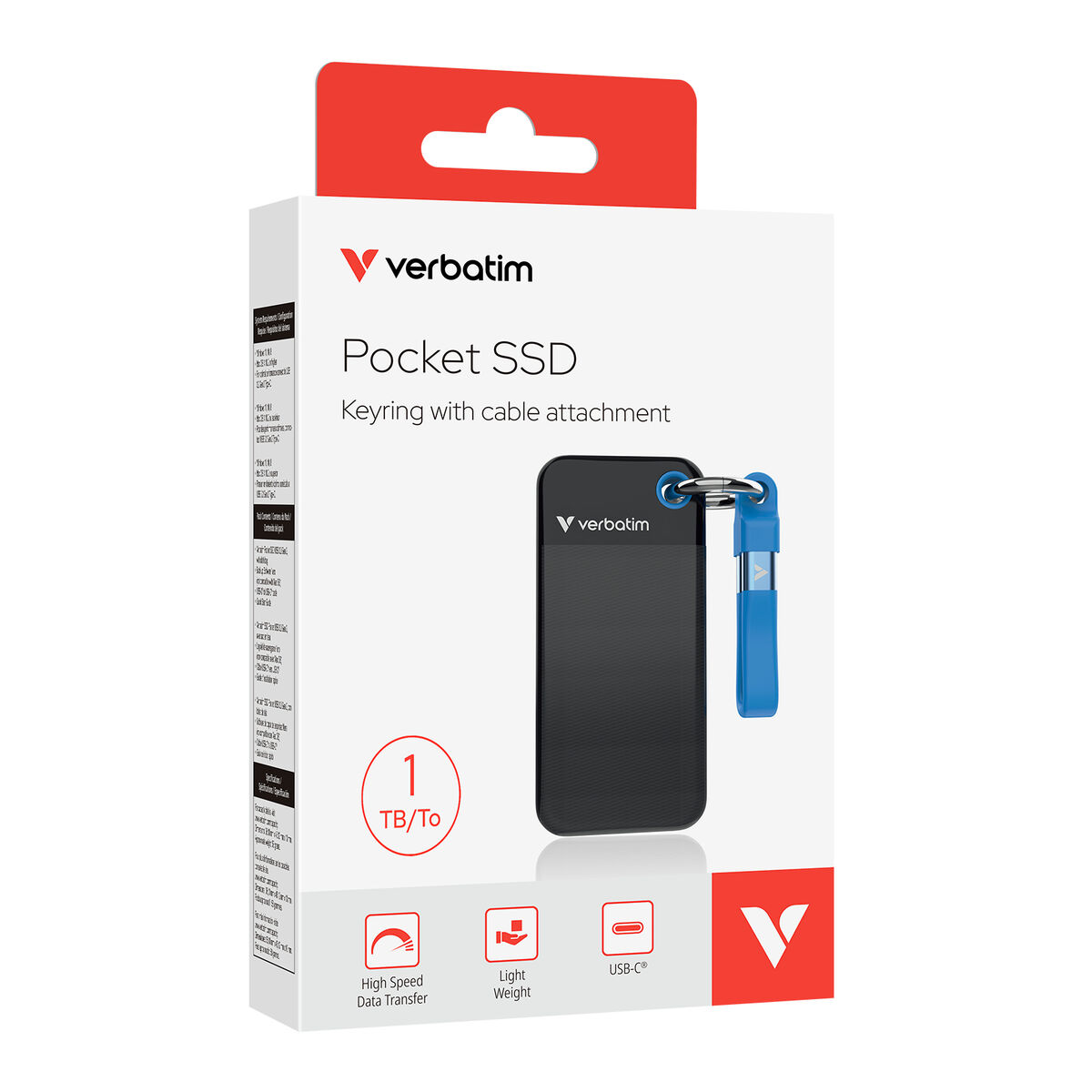 Prijenosni Hard Disk Verbatim 32191 1 TB SSD džepni